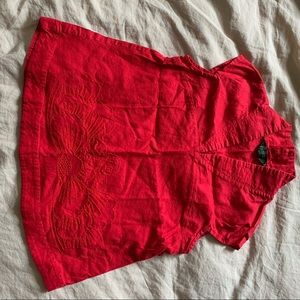 red cotton top